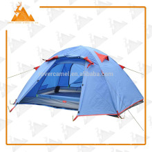 200 * 130 * 110cm dupla camada 2 pessoa exterior caminhada Camping barraca